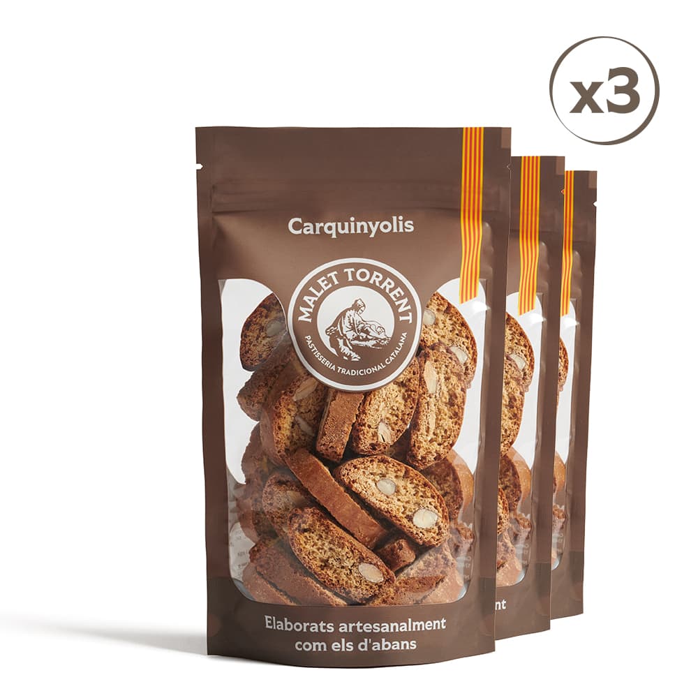 Lot de 3 Carquinyolis