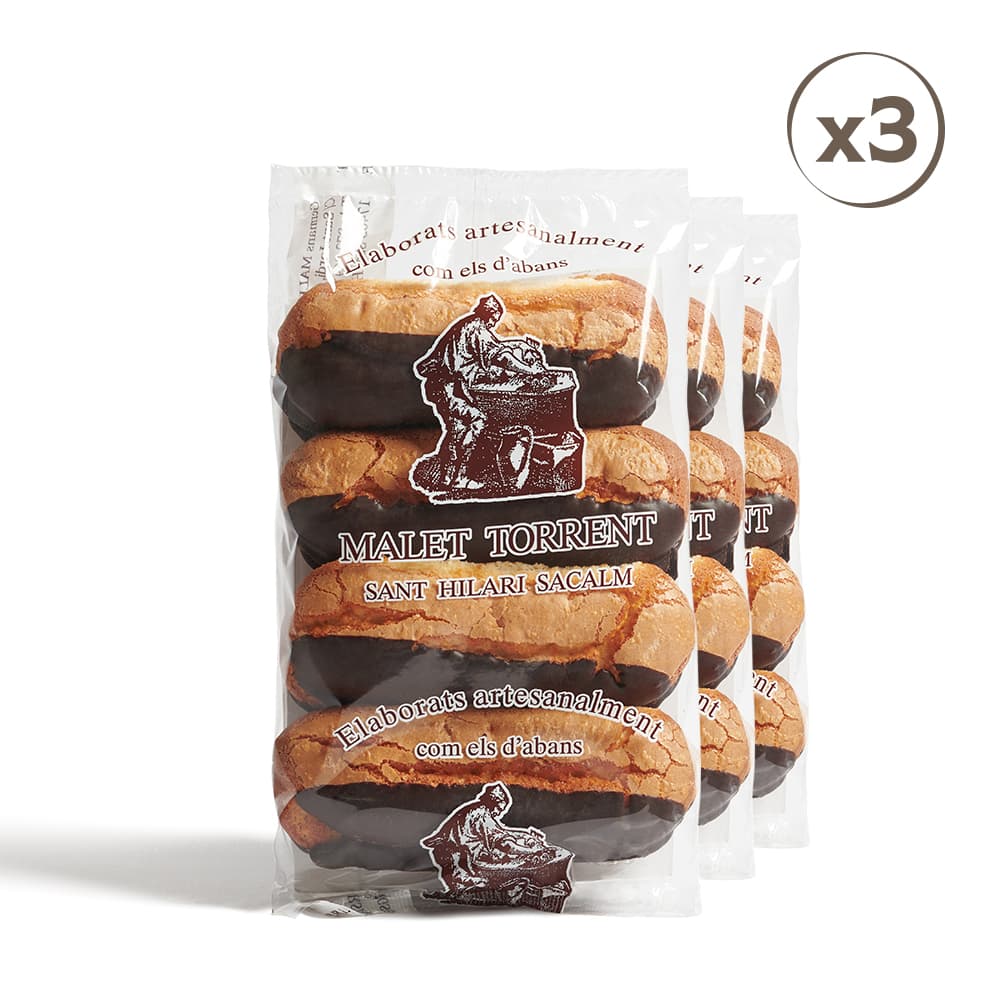 Lot de 3 Melindros amb Xocolata